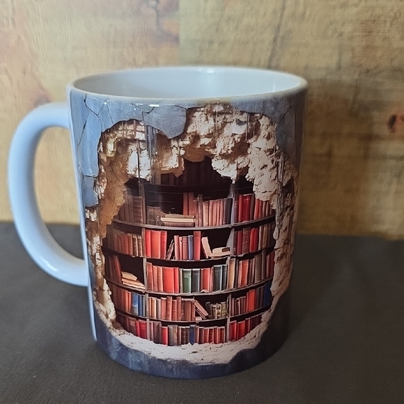 Other - Unique Bookshelf Design Mug